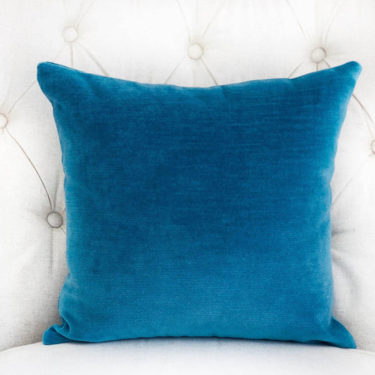 Aqua Dulce Teal Handmade Luxury Pillow - Plutus Brands