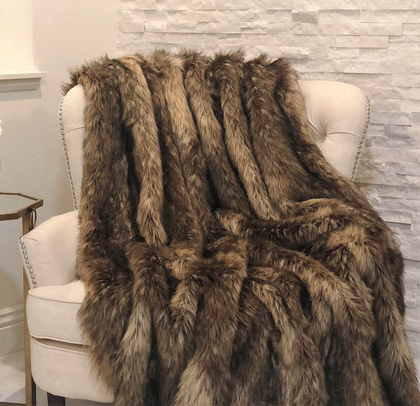 Mountain Coyote Handmade Luxury Throw - Plutus Brands