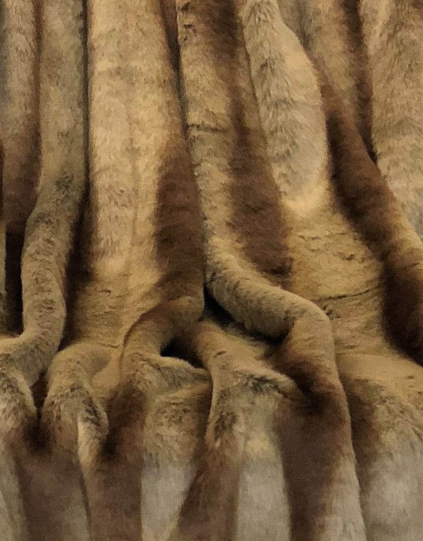 Sheared Faux Chinchilla Luxury Throw - Plutus Brands