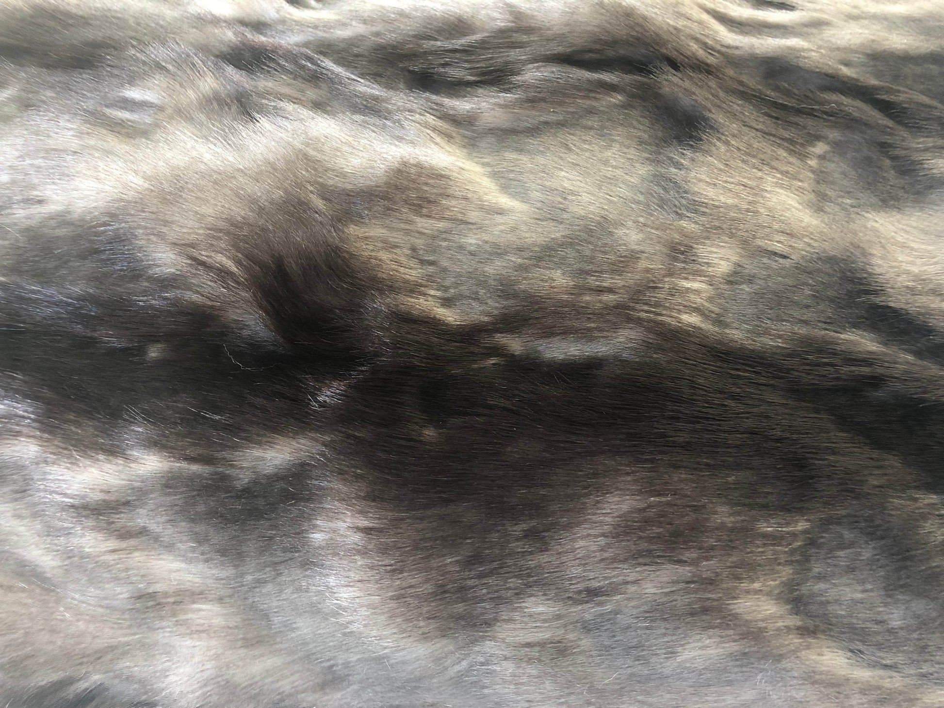 Brandy Grey Faux Fox Luxury Throw - Plutus Brands
