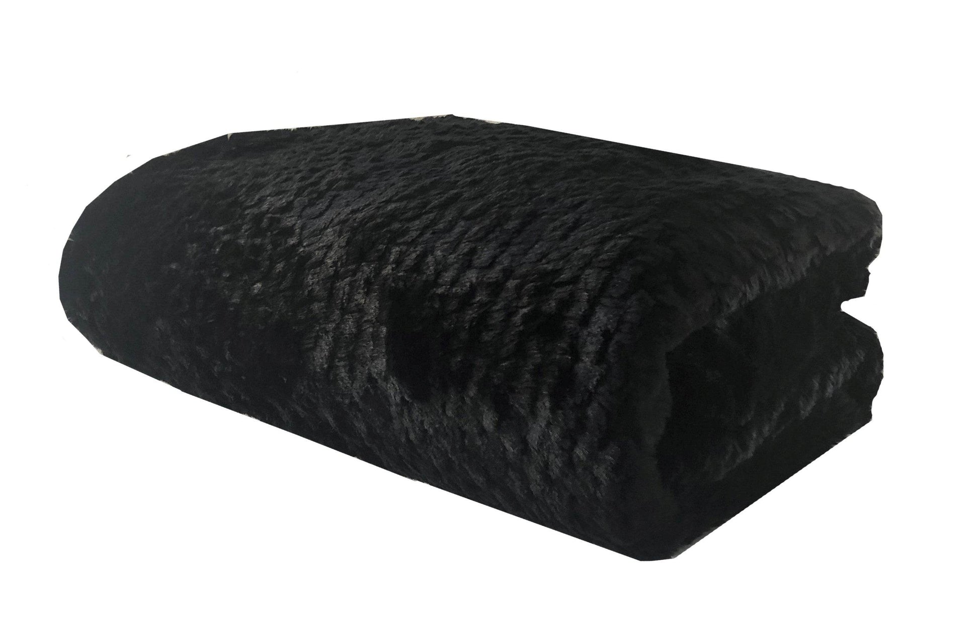Black Mink Faux Fur Luxury Throw - Plutus Brands