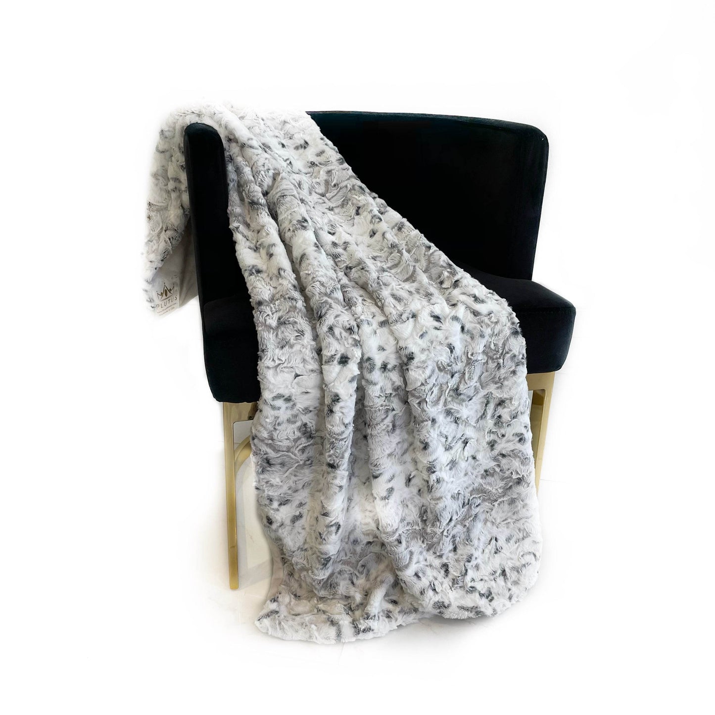 Plutus Alloy Snowy Owl Faux Fur Luxury Throw Blanket - Plutus Brands