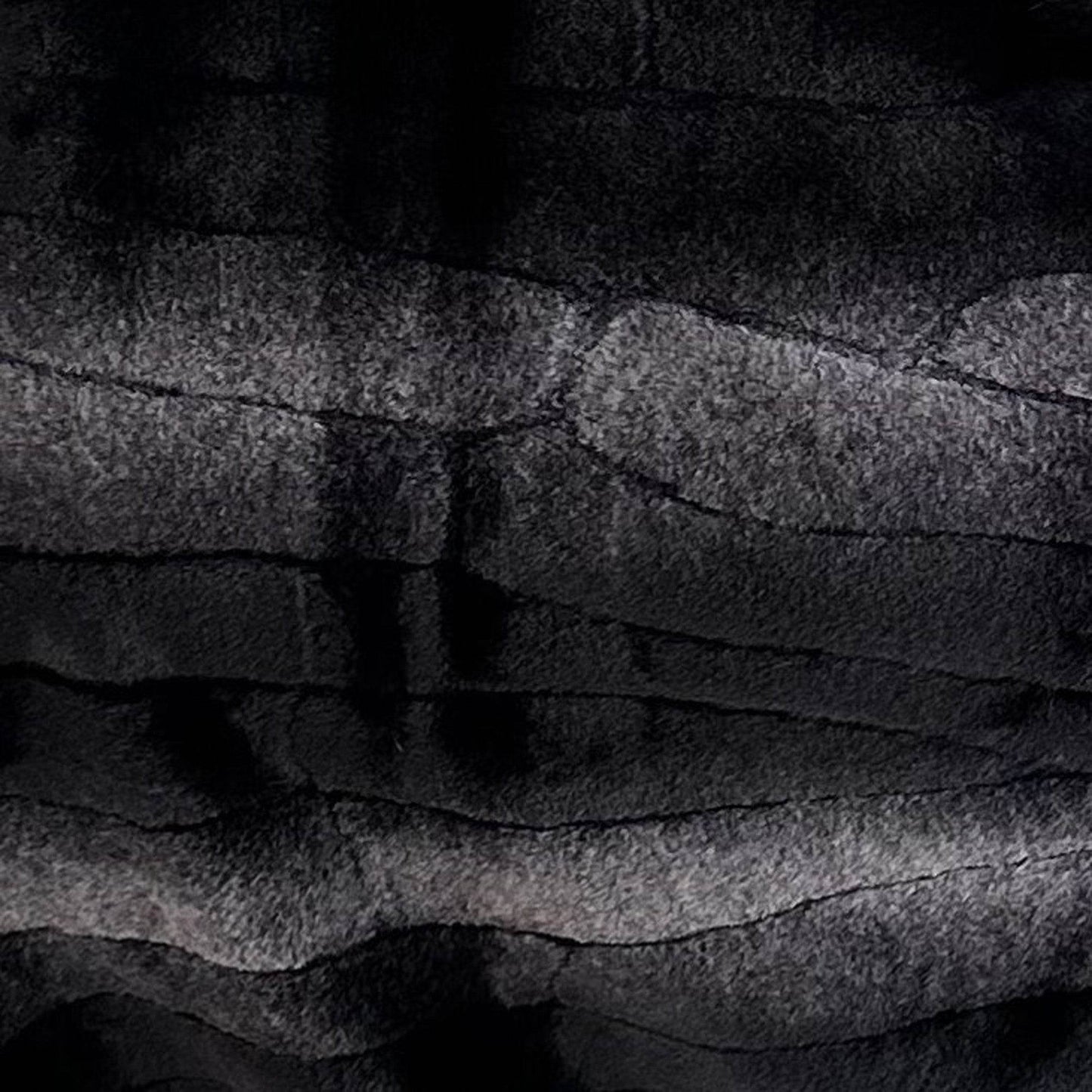 Plutus Black Graphite Furever Animal Faux Fur Luxury Throw Pillow - Plutus Brands