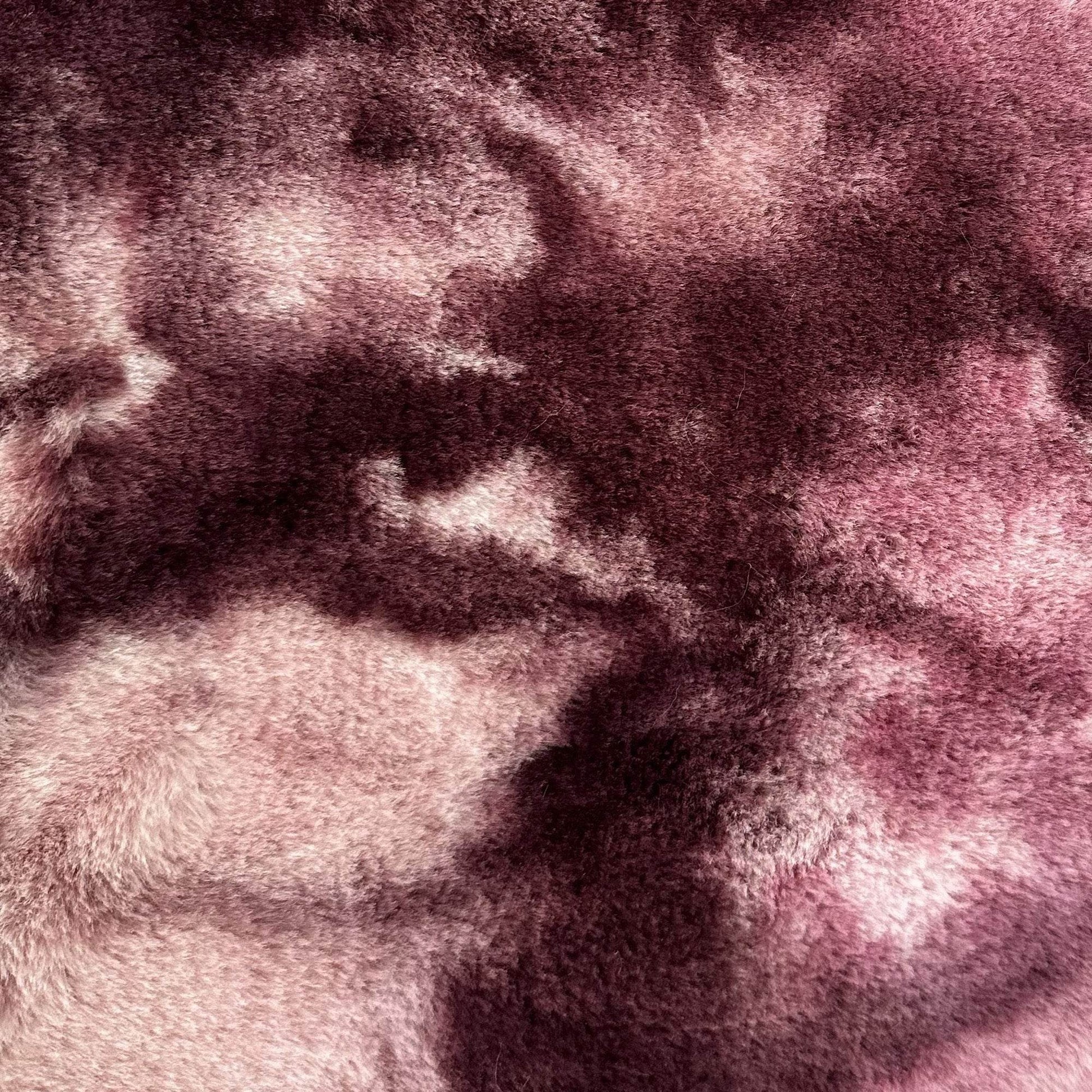 Plutus Rose Fureal Animal Faux Fur Luxury Throw Pillow - Plutus Brands