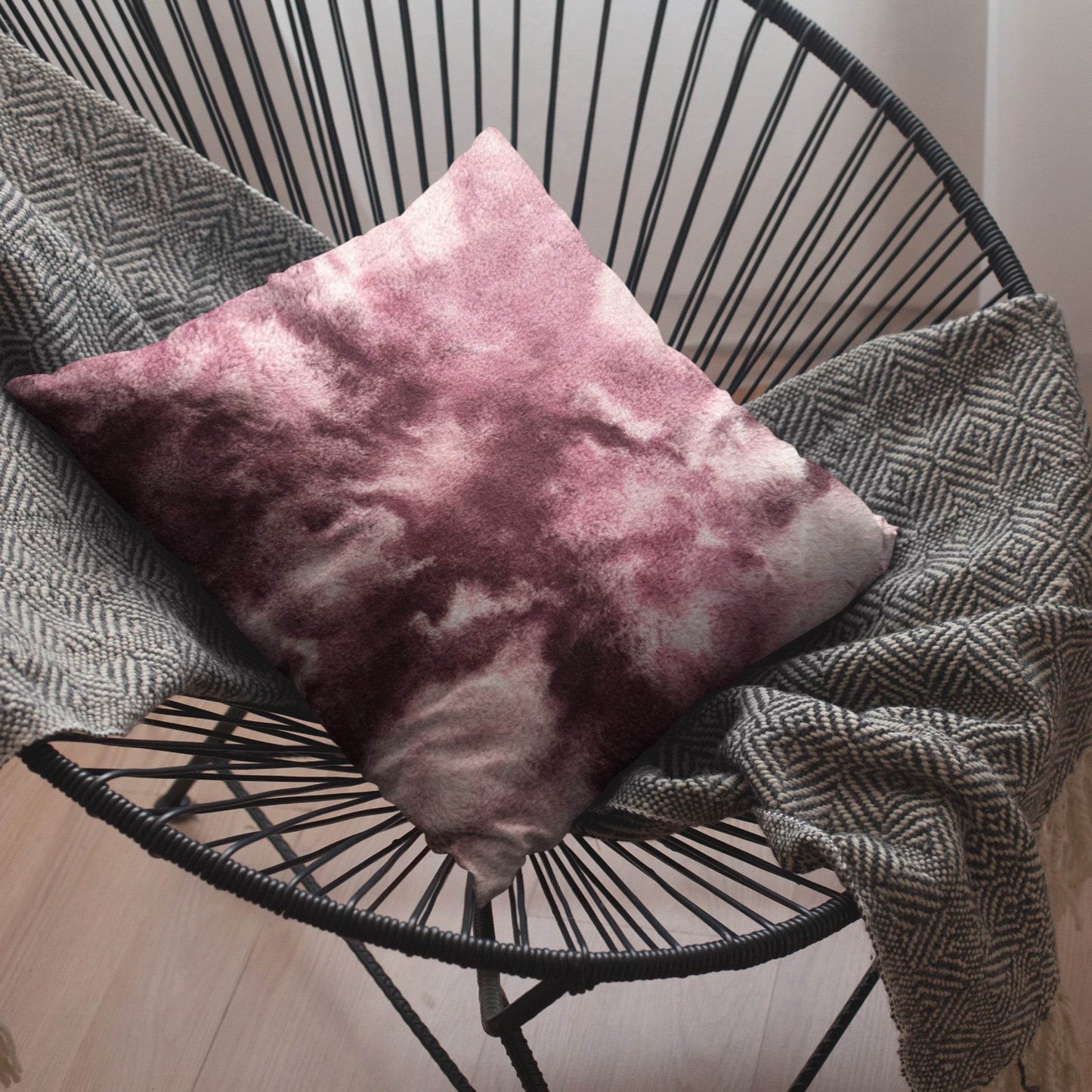 Plutus Rose Fureal Animal Faux Fur Luxury Throw Pillow - Plutus Brands