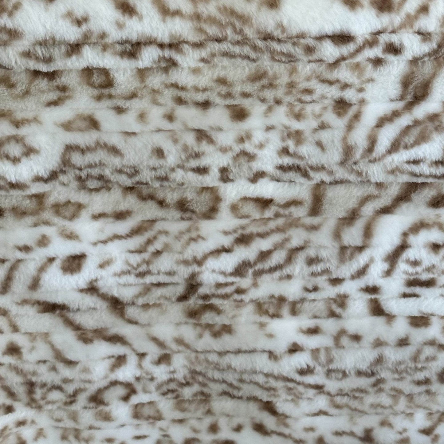 Plutus Light Brown Luxe Lash Animal Faux Fur Luxury Throw Pillow - Plutus Brands