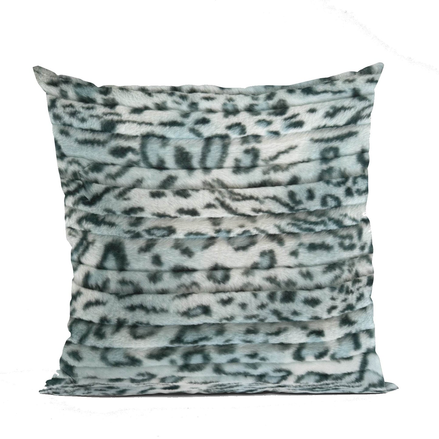 Plutus Green Luxe Lash Animal Faux Fur Luxury Throw Pillow - Plutus Brands