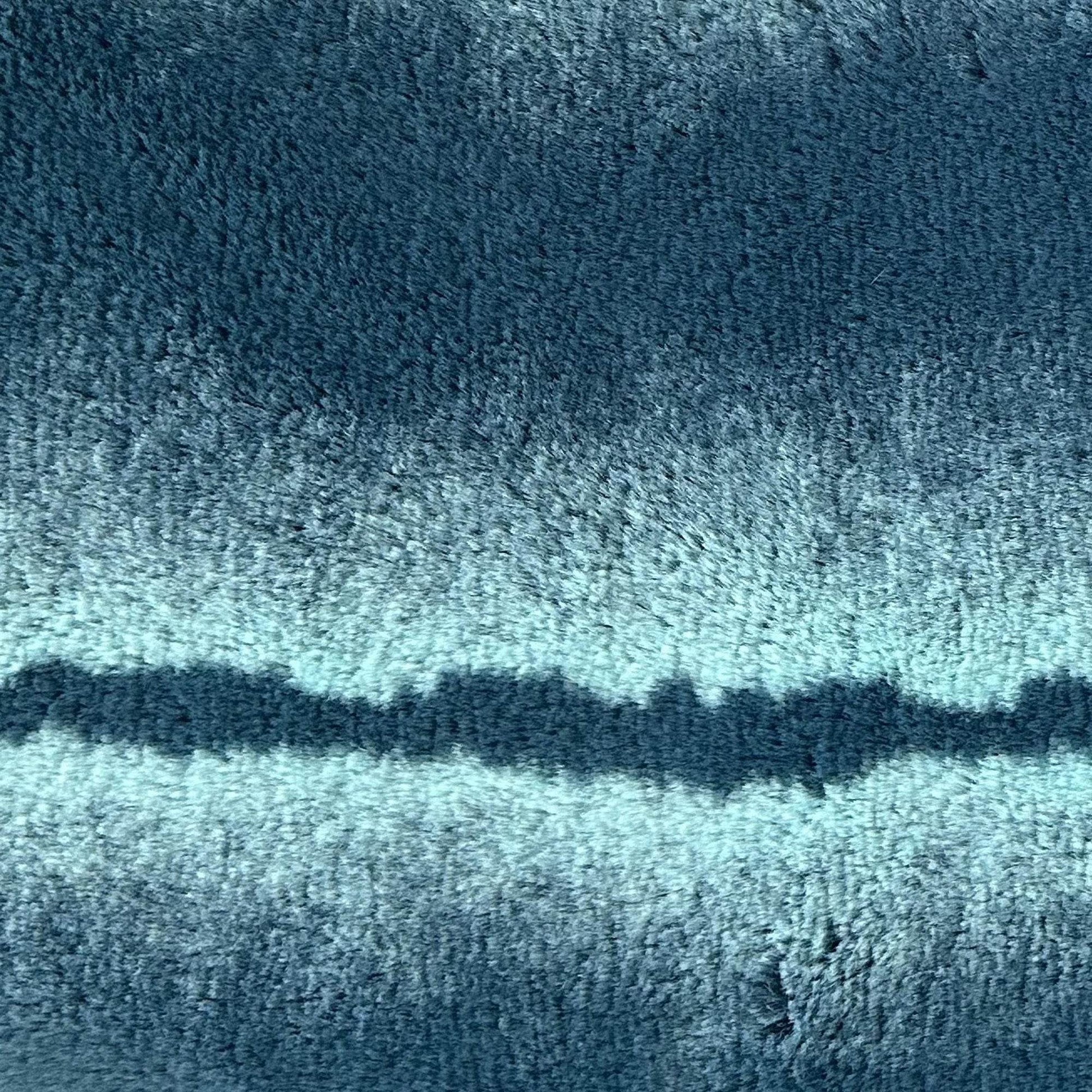 Plutus Teal Fluffy Fields Animal Faux Fur Luxury Throw Pillow - Plutus Brands