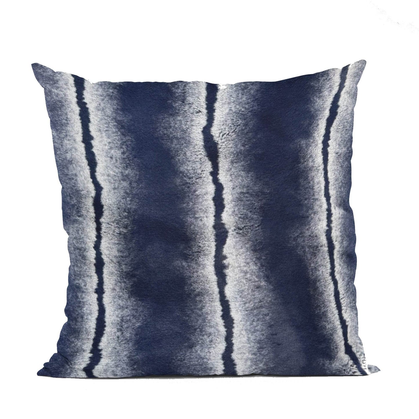Plutus Navy Fluffy Fields Animal Faux Fur Luxury Throw Pillow - Plutus Brands