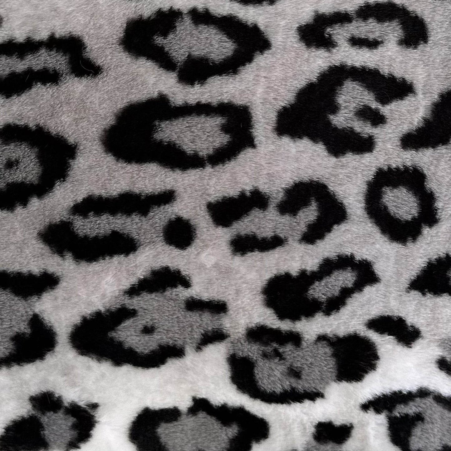 Plutus Gray Silver Jaguar Animal Faux Fur Luxury Throw Pillow - Plutus Brands