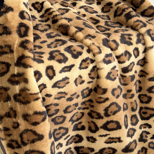 Plutus Brown Jaguar Faux Fur Luxury Throw Blanket - Plutus Brands