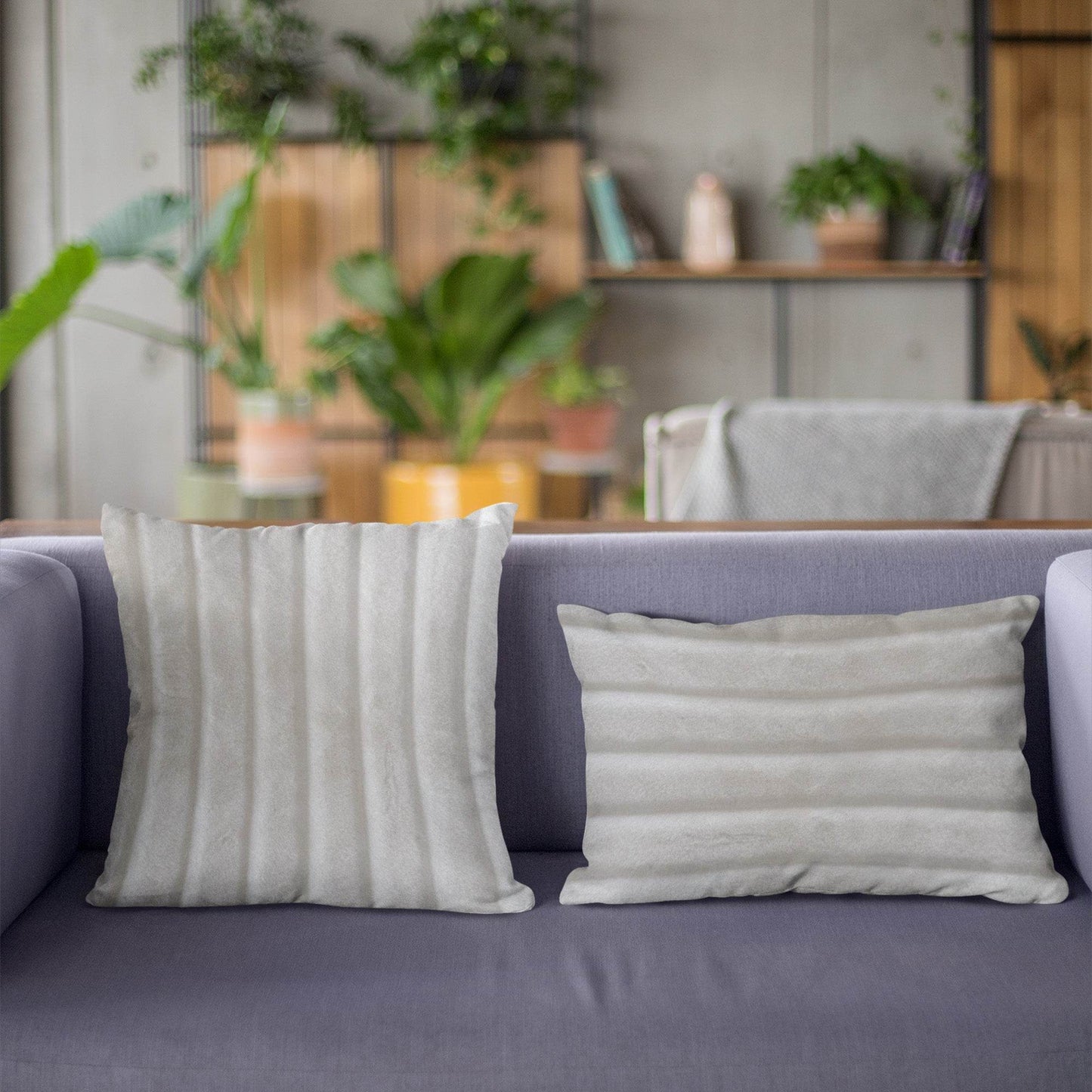 Plutus Off White Soft Snow Animal Faux Fur Luxury Throw Pillow - Plutus Brands