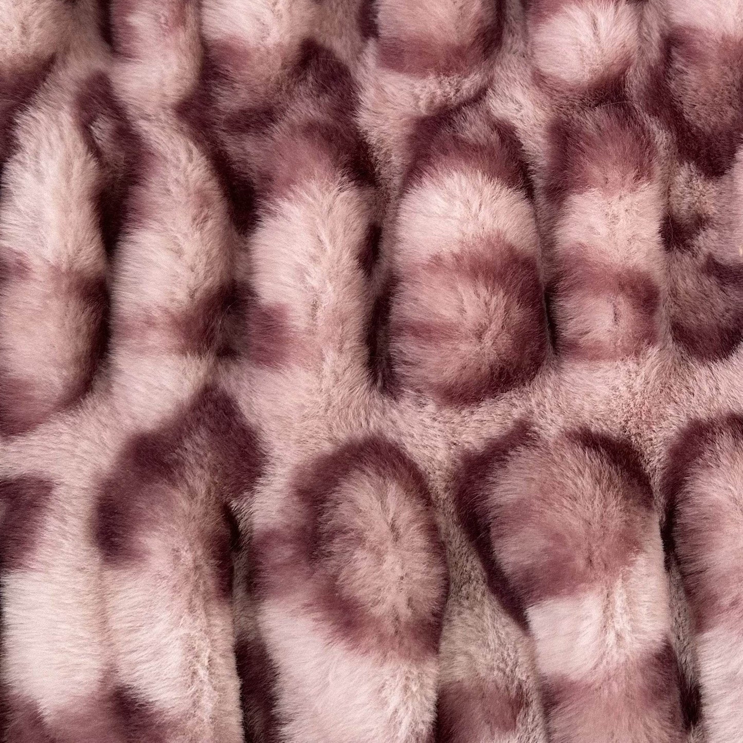 Plutus Pink Leopard Animal Faux Fur Luxury Throw Pillow - Plutus Brands