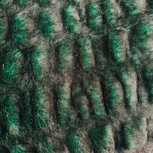 Plutus Emerald Green Plush Pelt Faux Fur Luxury Throw Blanket - Plutus Brands