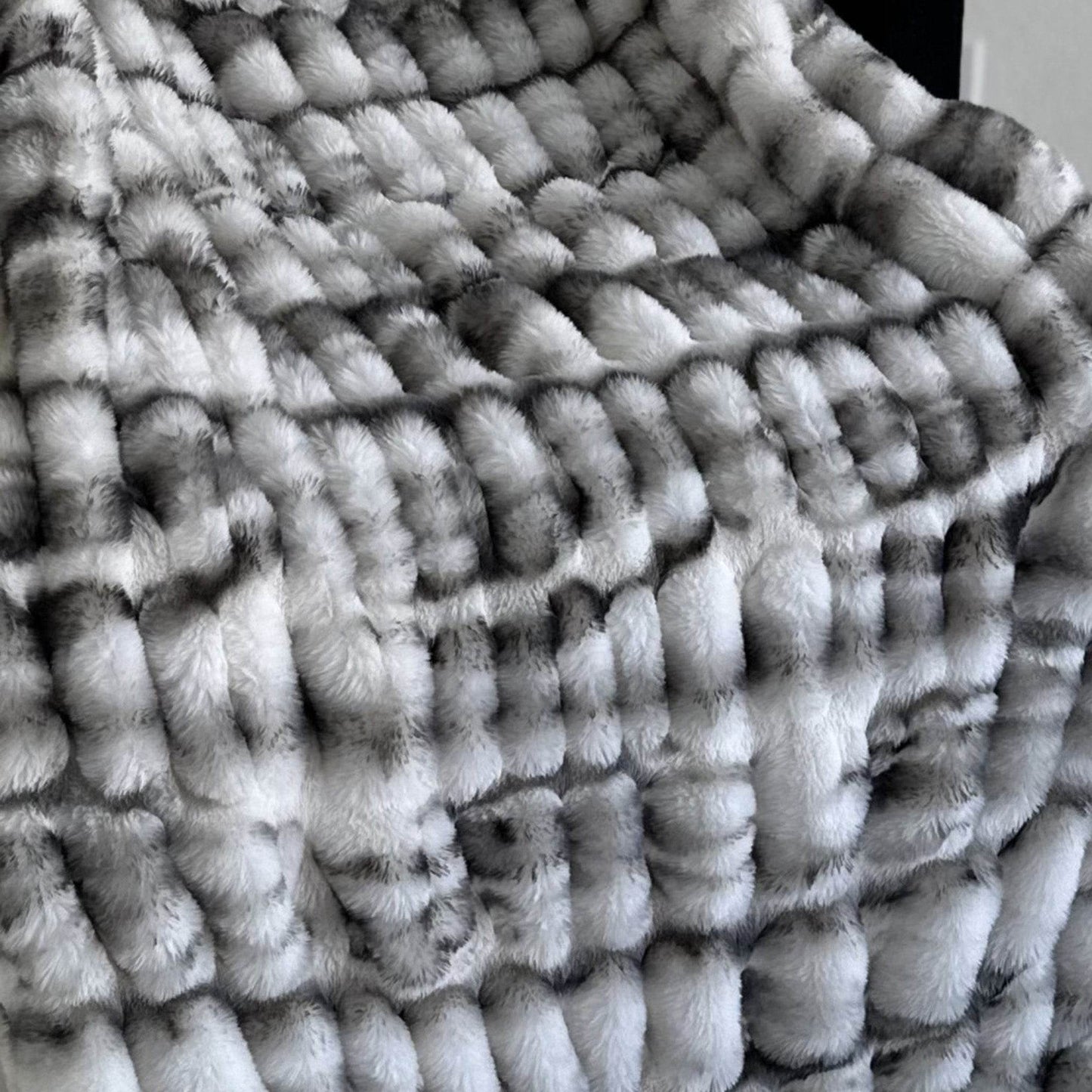 Plutus Off White Sherpa Faux Fur Luxury Throw Blanket - Plutus Brands