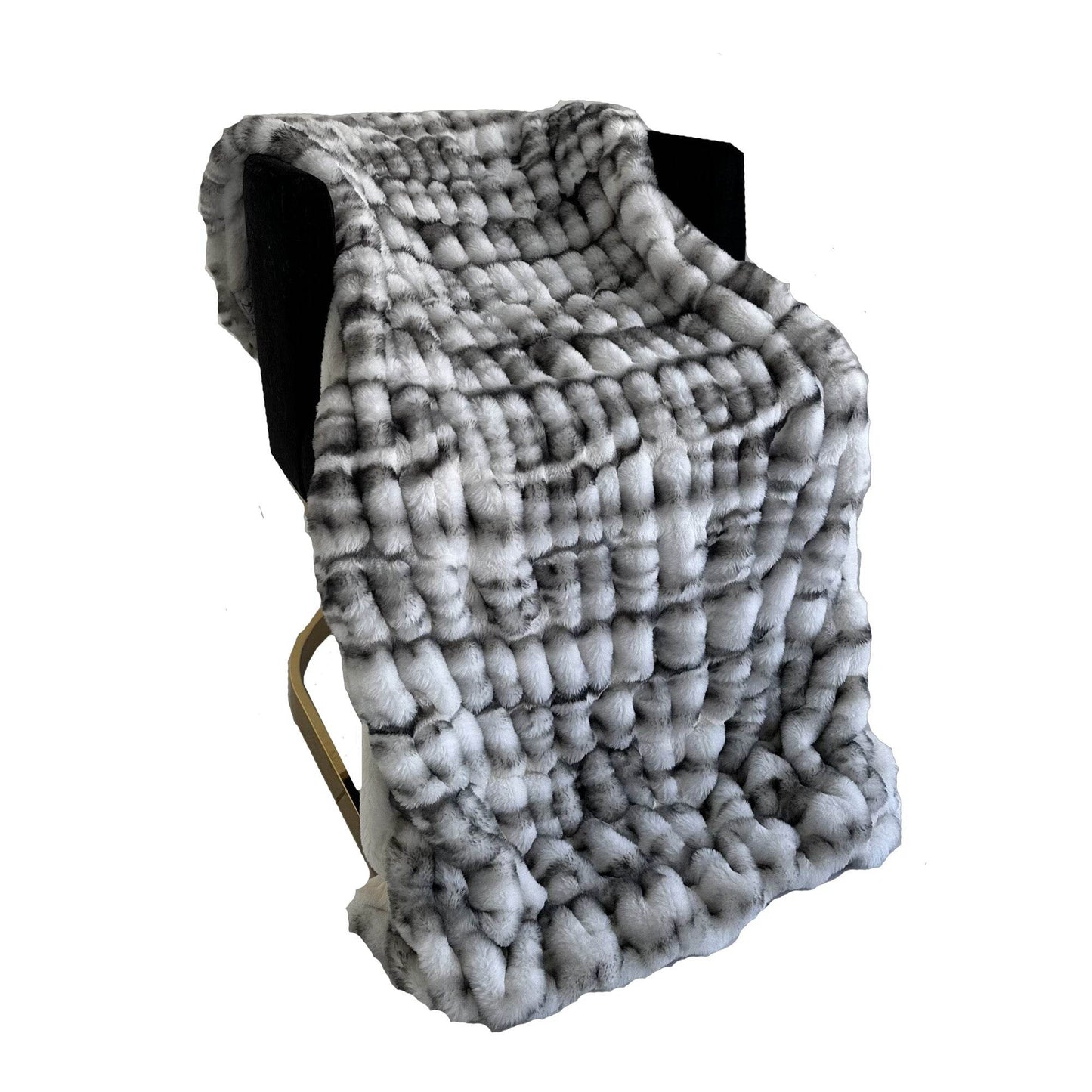 Plutus Off White Sherpa Faux Fur Luxury Throw Blanket - Plutus Brands