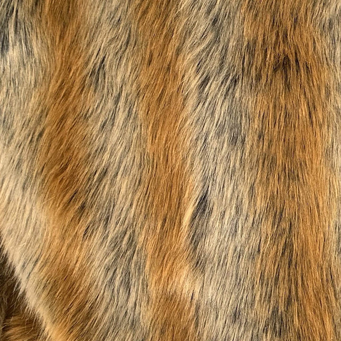 Plutus Brown Gold Chinchilla Animal Faux Fur Luxury Throw Pillow - Plutus Brands