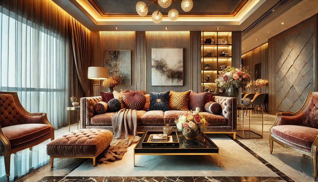 Make a Statement with Luxury Pillows and Throws