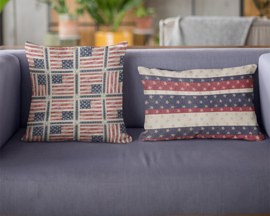 The American Spirit Reignited: Celebrate Patriotism with Plutus Luxury Flag Pillows