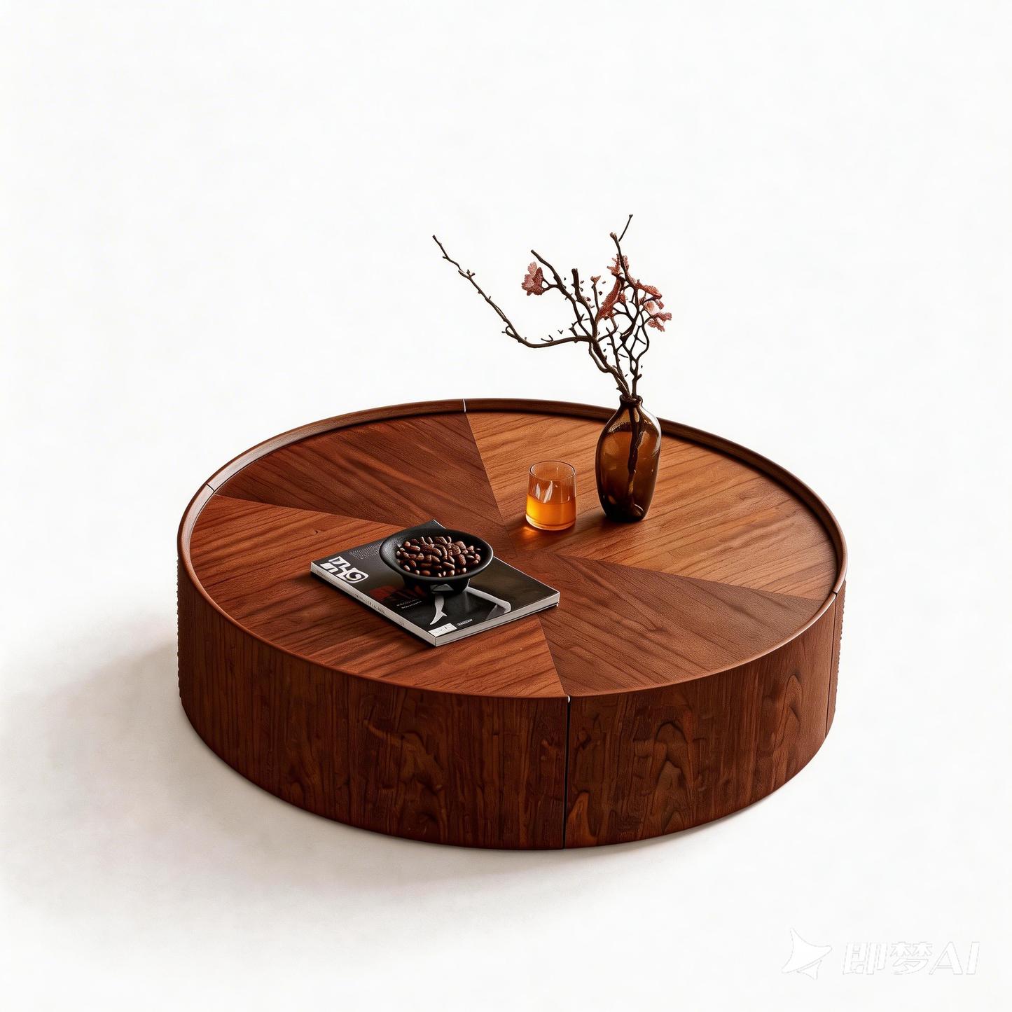 Aspen Ring Walnut Coffee Table