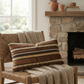 Macedonia Gold Brown and Ivory Handmade Luxury Pillow