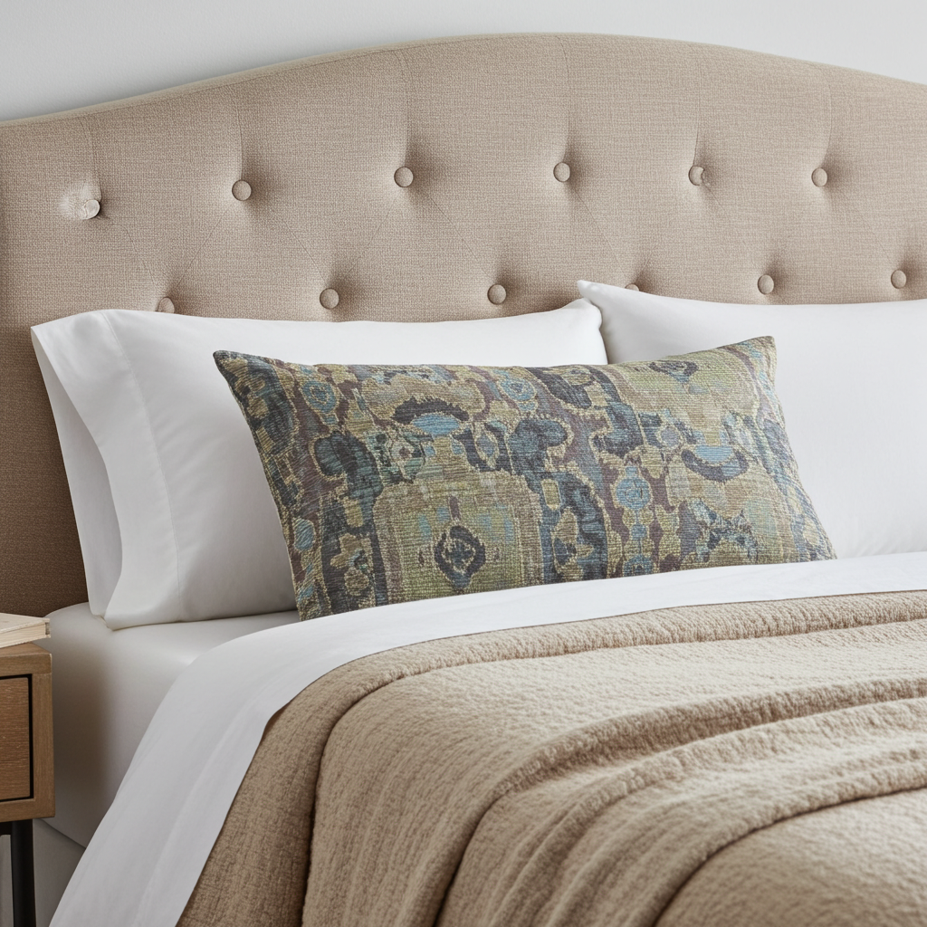 Sonoma Canyon Green Navy and Blue Handmade Luxury Pillow