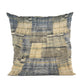 Plutus Green Blue Tranquil Mosaic Plaid Luxury Throw Pillow