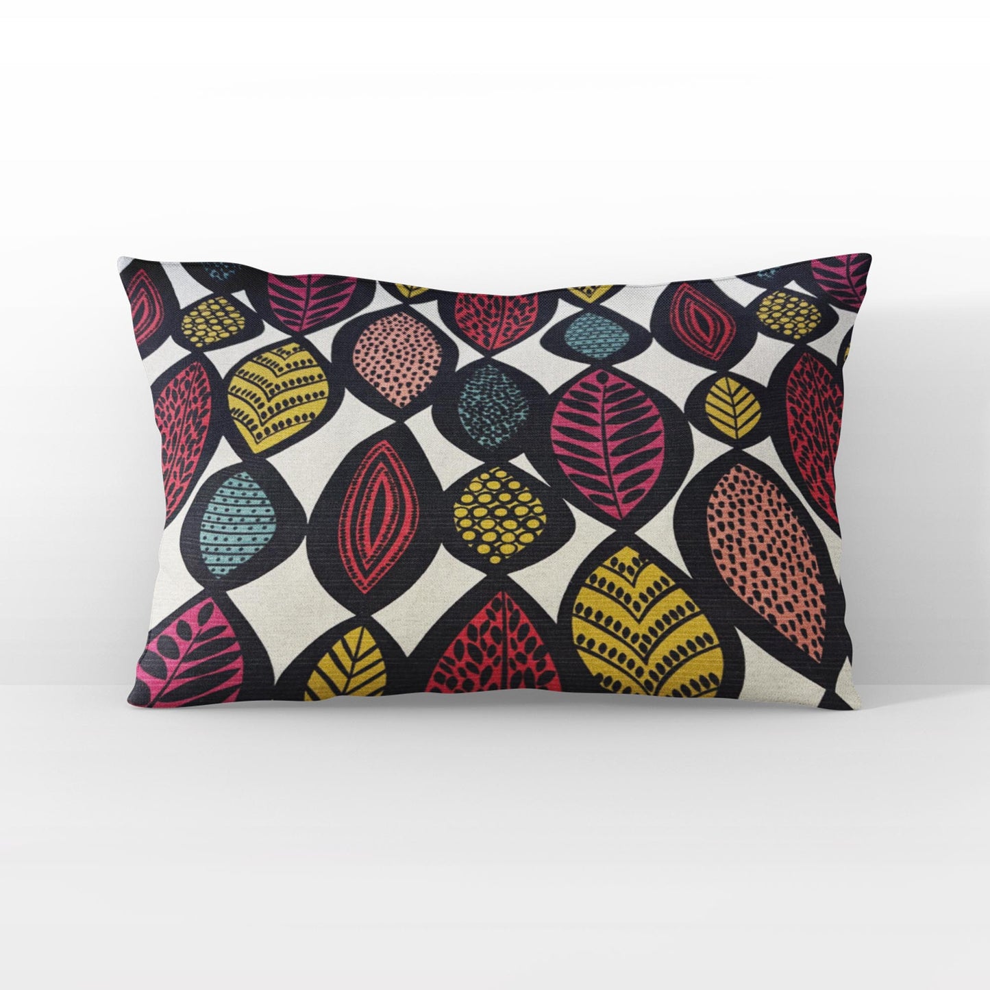 Plutus Multicolor Autumn Breeze Floral Luxury Throw Pillow