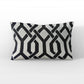 Plutus Navy Beige Opulent Trellis Imperial Trellis Luxury Throw Pillow