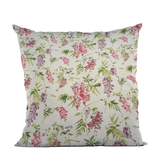 Plutus Multicolor Garden Fiesta Floral Luxury Throw Pillow