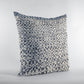 Plutus Blue Beige Classic Check Houndstooth Luxury Throw Pillow