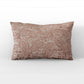 Plutus Terracotta  Rustic Paisley Paisley Luxury Throw Pillow