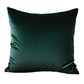 Plutus Emerald Opulence Velvet Luxury Throw Pillow