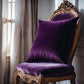 Plutus Plum Velvet Luxury Throw Pillow