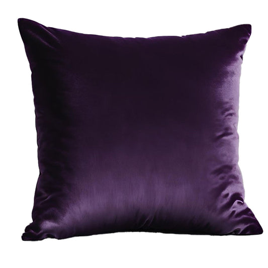 Plutus Plum Velvet Luxury Throw Pillow