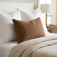 Plutus Patina Yarns Shiny Fabric With Twig Pattern Luxury Throw Pillow