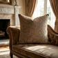 Plutus Patina Yarns Shiny Fabric With Twig Pattern Luxury Throw Pillow