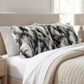 Plutus Black, White Zebra Animal Faux Fur Luxury Throw Pillow