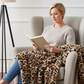 Plutus Brown  Tiger Faux Fur Luxury Throw Blanket