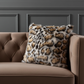 Plutus Brown Tiger Animal Faux Fur Luxury Throw Pillow