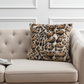 Plutus Brown Tiger Animal Faux Fur Luxury Throw Pillow