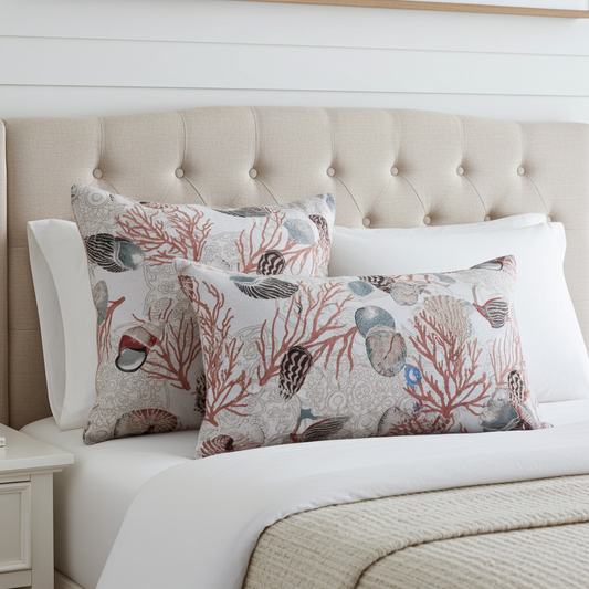 Underthesea Multi Floral Luxury Throw Pillow