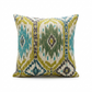 Green Avalanche Green Ikat Luxury Outdoor/Indoor Throw Pillow