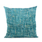 Plutus Luxe Aurora Textured Teal Gold Velvet Luxury Throw Pillow