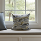Plutus Velvet Crest Black, Gray, Citrine Handmade Luxury Pillow