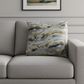 Plutus Velvet Crest Black, Gray, Citrine Handmade Luxury Pillow