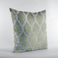 Plutus Green Royal Arches Geometric Luxury Throw Pillow