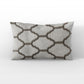 Plutus Ivory Royal Arches Geometric Luxury Throw Pillow