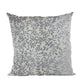 Plutus Grey Silver Whispering Vines Floral Luxury Throw Pillow