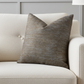 Bella Isabella Brown and Beige Luxury Throw Pillow